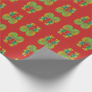 Ananas Pop Art Geschenkpapier