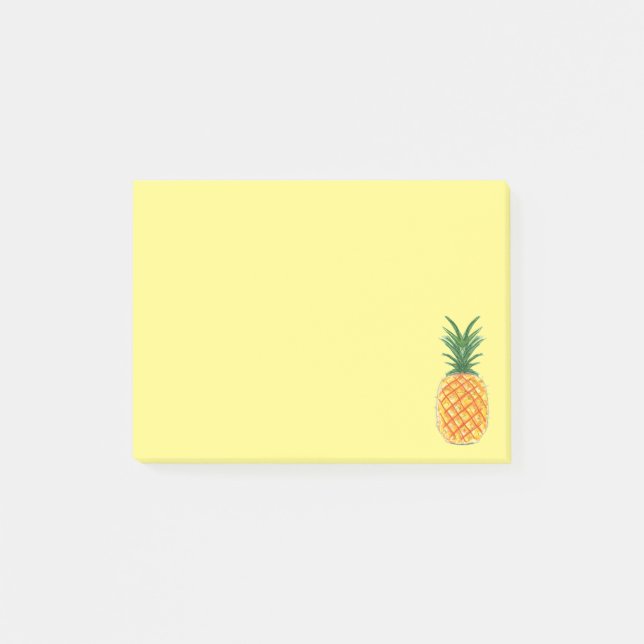Ananas Post-it Klebezettel (Vorderseite)