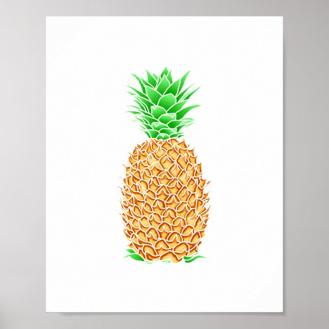 Ananas Poster (Vorne)
