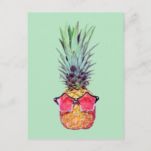 Ananas Postkarte