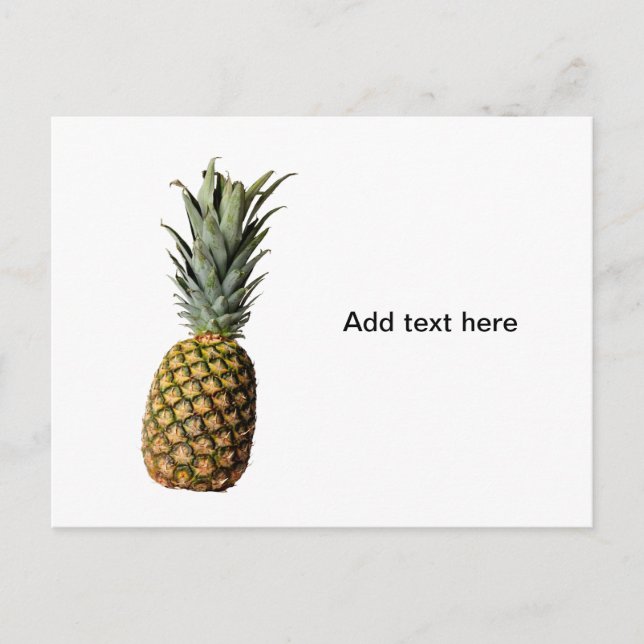 Ananas Postkarte (Vorderseite)