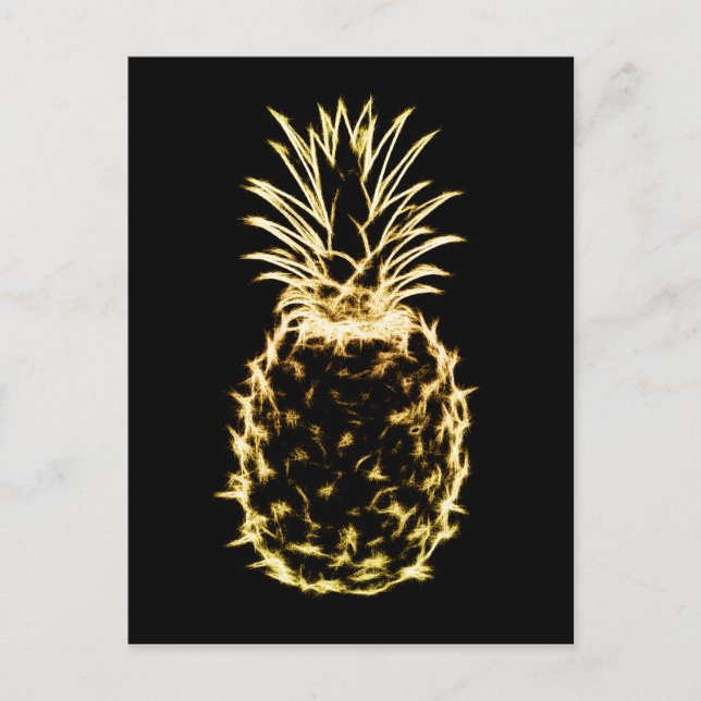 Ananas Postkarte (Vorderseite)