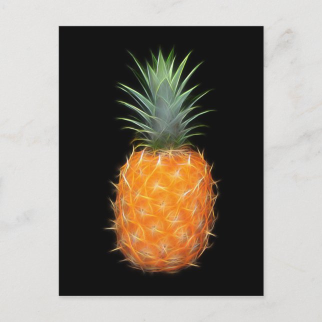 Ananas Postkarte (Vorderseite)