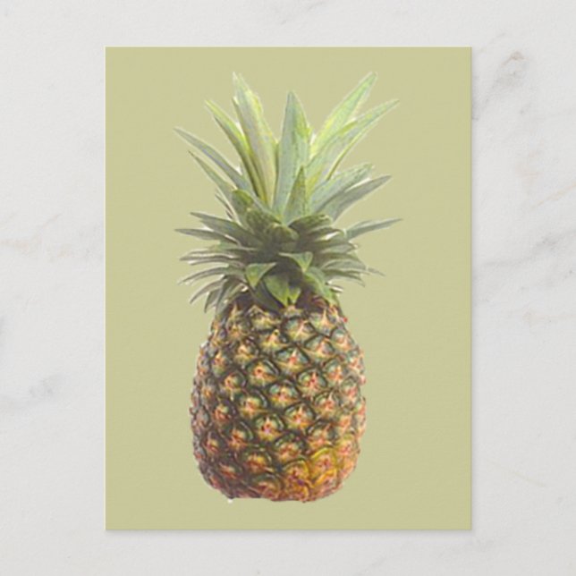 Ananas Postkarte (Vorderseite)