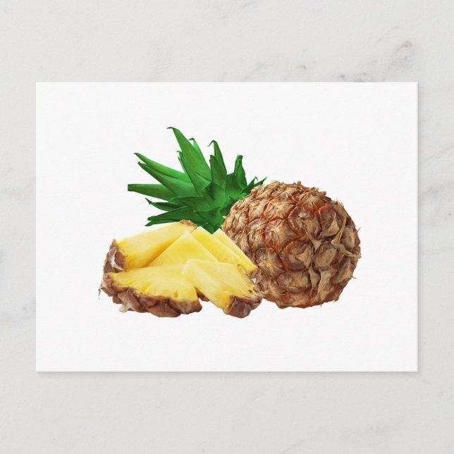 Ananas Postkarte (Vorderseite)