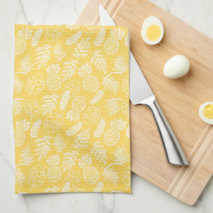 Ananas Print Kitchen Handtuch