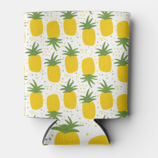 Ananas-Punkte: Sommerfruchtdesign Dosenkühler