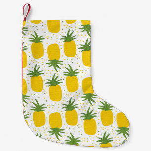 Ananas-Punkte: Sommerfruchtdesign Kleiner Weihnachtsstrumpf