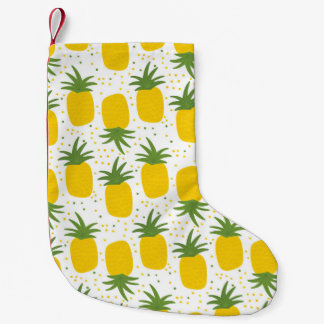 Ananas-Punkte: Sommerfruchtdesign Kleiner Weihnachtsstrumpf