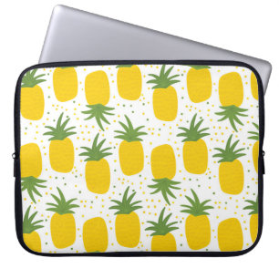 Ananas-Punkte: Sommerfruchtdesign Laptopschutzhülle