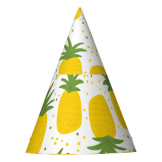 Ananas-Punkte: Sommerfruchtdesign Partyhütchen