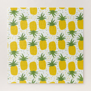 Ananas-Punkte: Sommerfruchtdesign Puzzle