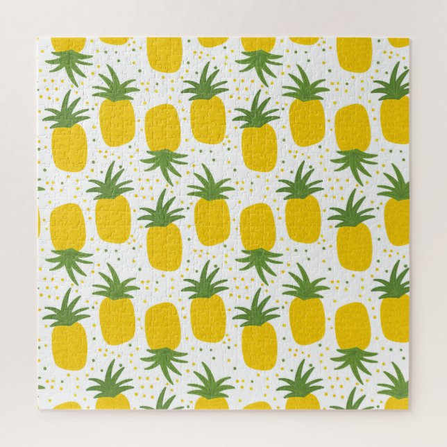 Ananas-Punkte: Sommerfruchtdesign Puzzle (Vertikal)