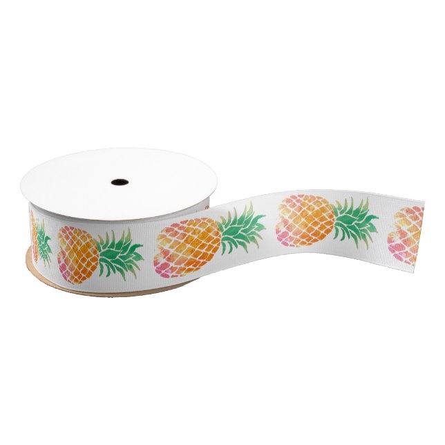 Ananas Ripsband (Spule)