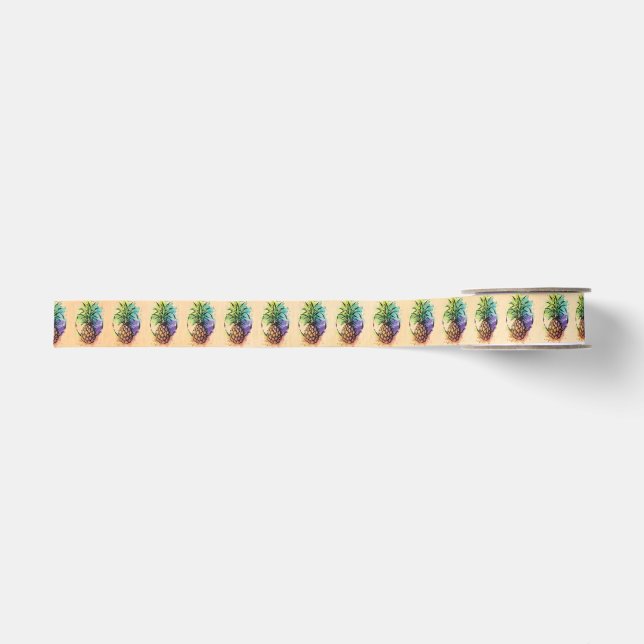 Ananas Ripsband (Vorderseite)
