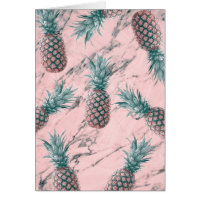 Ananas rosa Marmor Swirl Moderne Danke falten