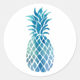 Ananas Runder Aufkleber