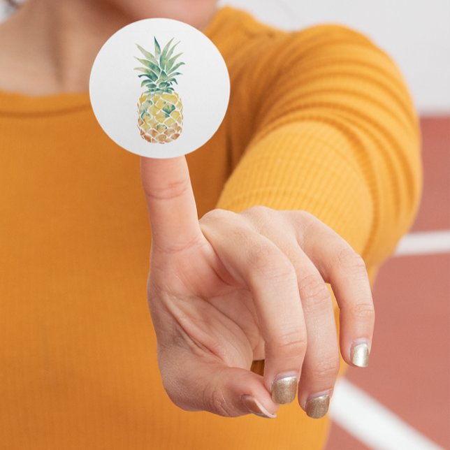 Ananas Runder Aufkleber (Von Creator hochgeladen)
