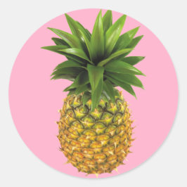 Ananas Runder Aufkleber
