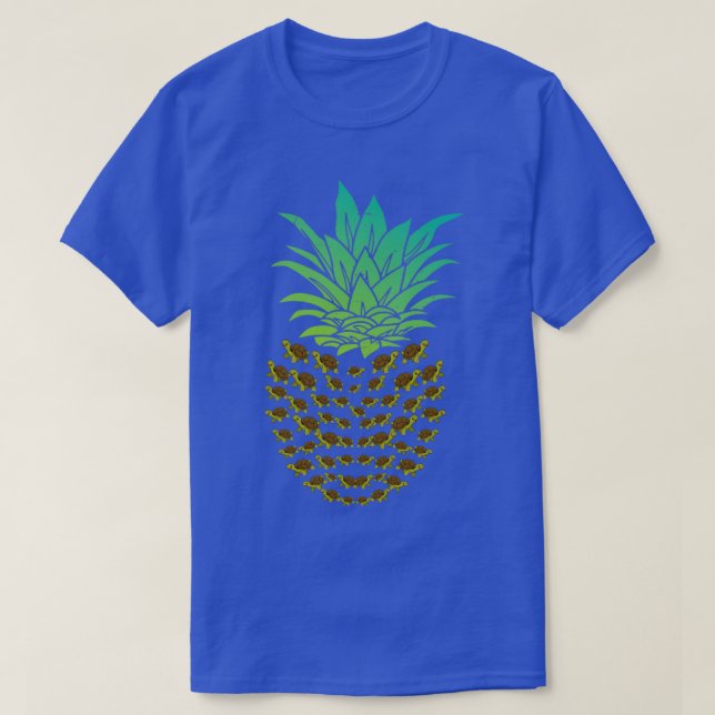 Ananas-Schildkröte T-Shirt (Design vorne)