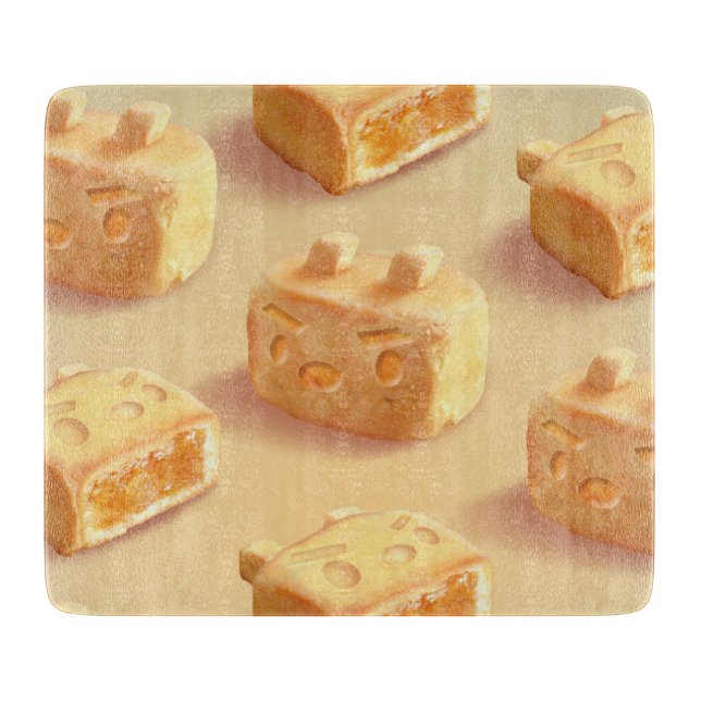 Ananas Schneidebrett (Vorderseite)