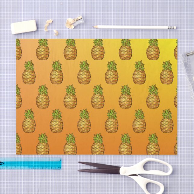Ananas Seidenpapier (Handwerk)