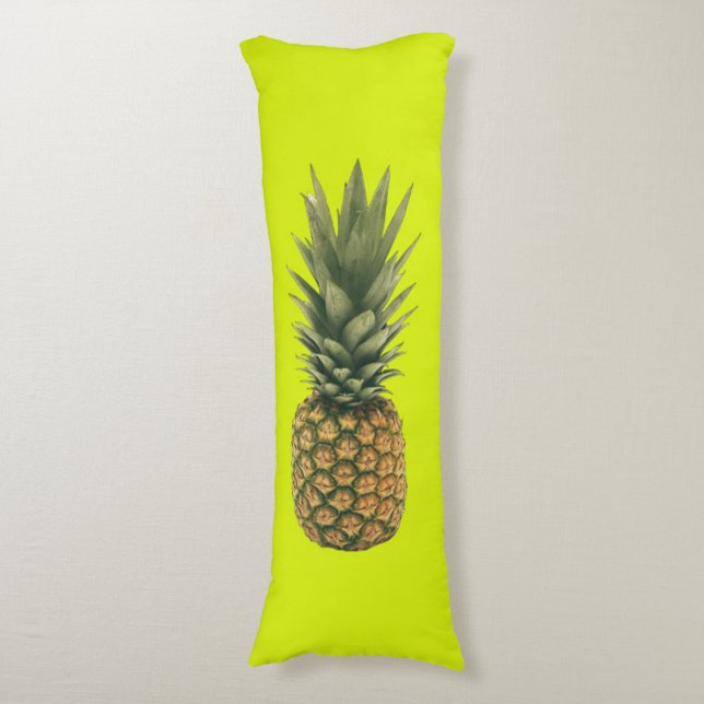 Ananas Seitenschläferkissen (Vorderseite Vertikal)