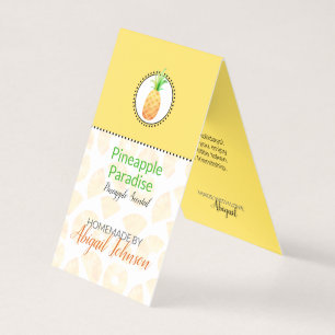 Ananas Selbermachtes Bade- & Körperetikett Tag