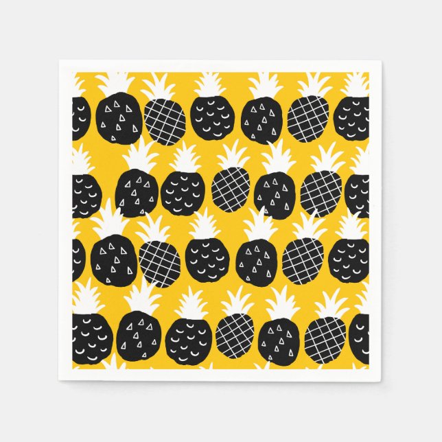 Ananas Serviette (Vorderseite)