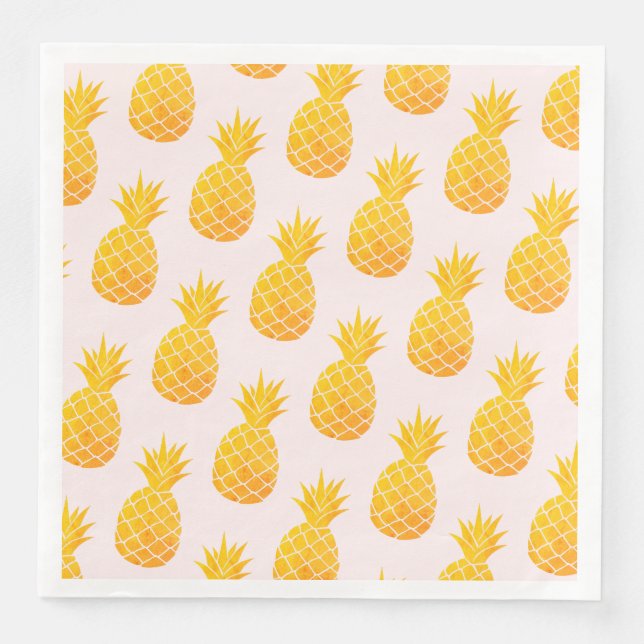 Ananas Serviette (Vorderseite)