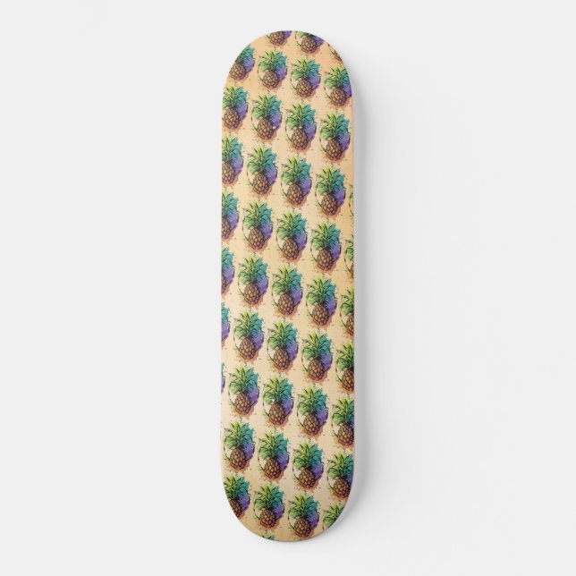 Ananas Skateboard (Vorderseite)