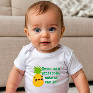 Ananas-Smile-Baby-Bodysuit Baby Strampler