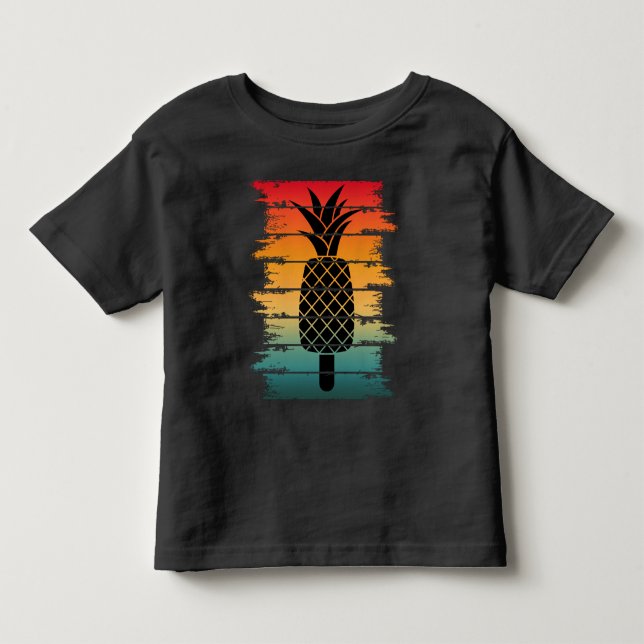 Ananas-Sommer-Eisfall Kleinkind T-shirt (Vorderseite)