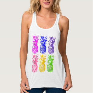 Ananas, Sommer und Ananas Tank Top
