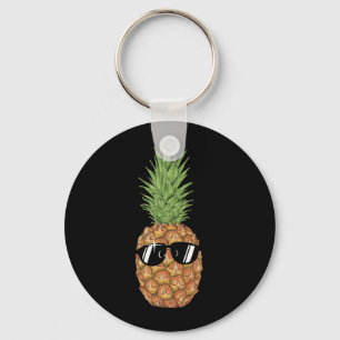 Ananas Sonnenbrille Aloha Beach Schlüsselanhänger