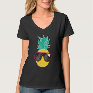 Ananas Sonnenbrille Aloha Beaches Hipster Hawaii T-Shirt