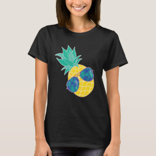 Ananas Sonnenbrille Aloha Beaches Hipster Hawaii T-Shirt