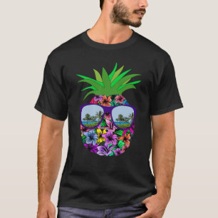Ananas-Sonnenbrille Aloha Hawaii Strände T-Shirt