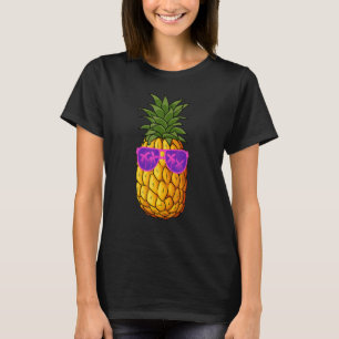Ananas Sonnenbrille Aloha Strände Hawaii Hawaiiane T-Shirt