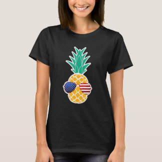 Ananas-Sonnenbrille am 4. Juli T-Shirt