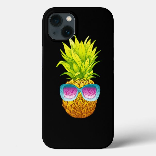 Ananas Sonnenbrille Beach Funny Summer Case-Mate iPhone Hülle (Rückseite)