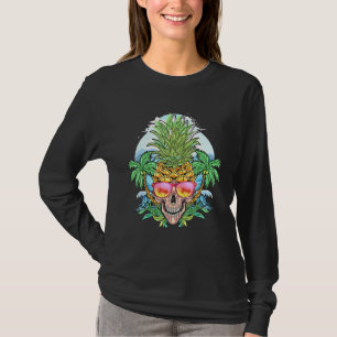 Ananas Sonnenbrille Skull Aloha Strände Hawaii T-Shirt