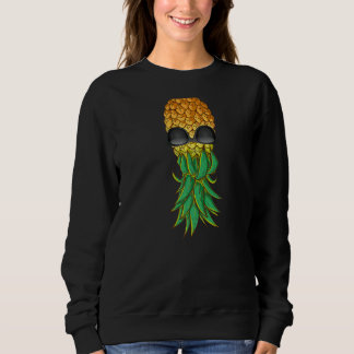 Ananas-Sonnenbrille Sommer Aloha Hawaii Sweatshirt