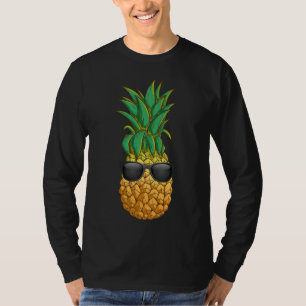 Ananas-Sonnenbrille Sommer Aloha Hawaii T-Shirt