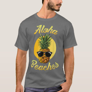 Ananas Sonnenbrille T Shirt Aloha Beaches Hawaiia