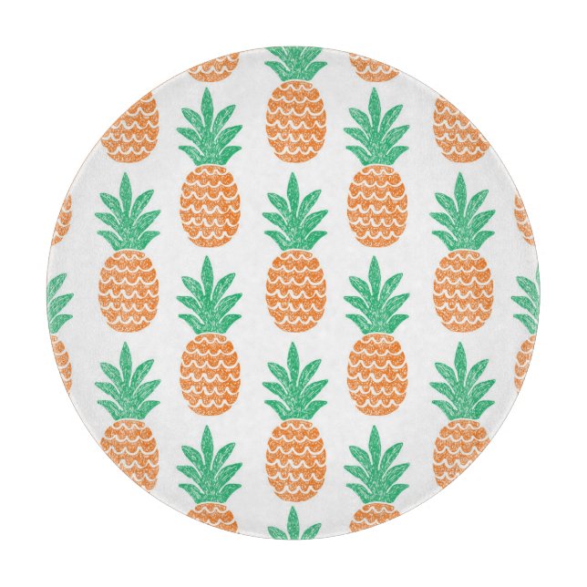 Ananas-Spiel: Fun Pattern Delight. Schneidebrett (Vorderseite)