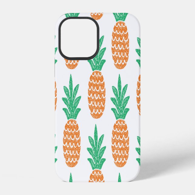 Ananas-Spiel: Lustiges Mustervergnügen. iPhone Hülle (Rückseite)
