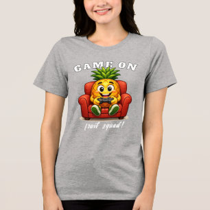 Ananas-Spieler Tri-Blend Shirt