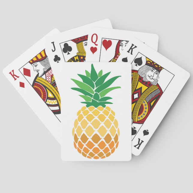 Ananas Spielkarten (Rückseite)