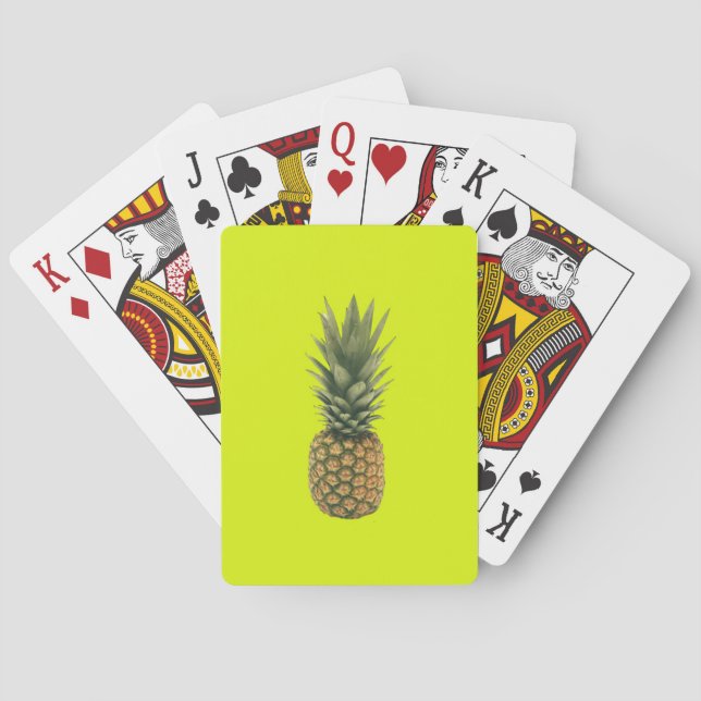 Ananas Spielkarten (Rückseite)